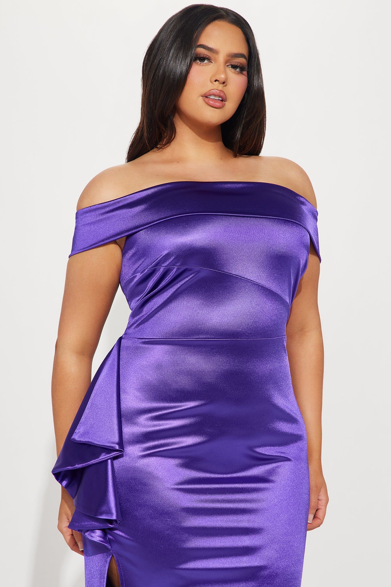 Coralie Off Shoulder Gown - Purple sold by Fashion Nova product image thumbnail 5