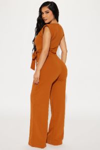 On Point Jumpsuit - Copper sold by Fashion Nova