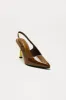 Sofia Slingback Pumps - Brown sold by Fashion Nova