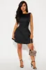 Brynlee Satin Mini Dress - Black sold by Fashion Nova