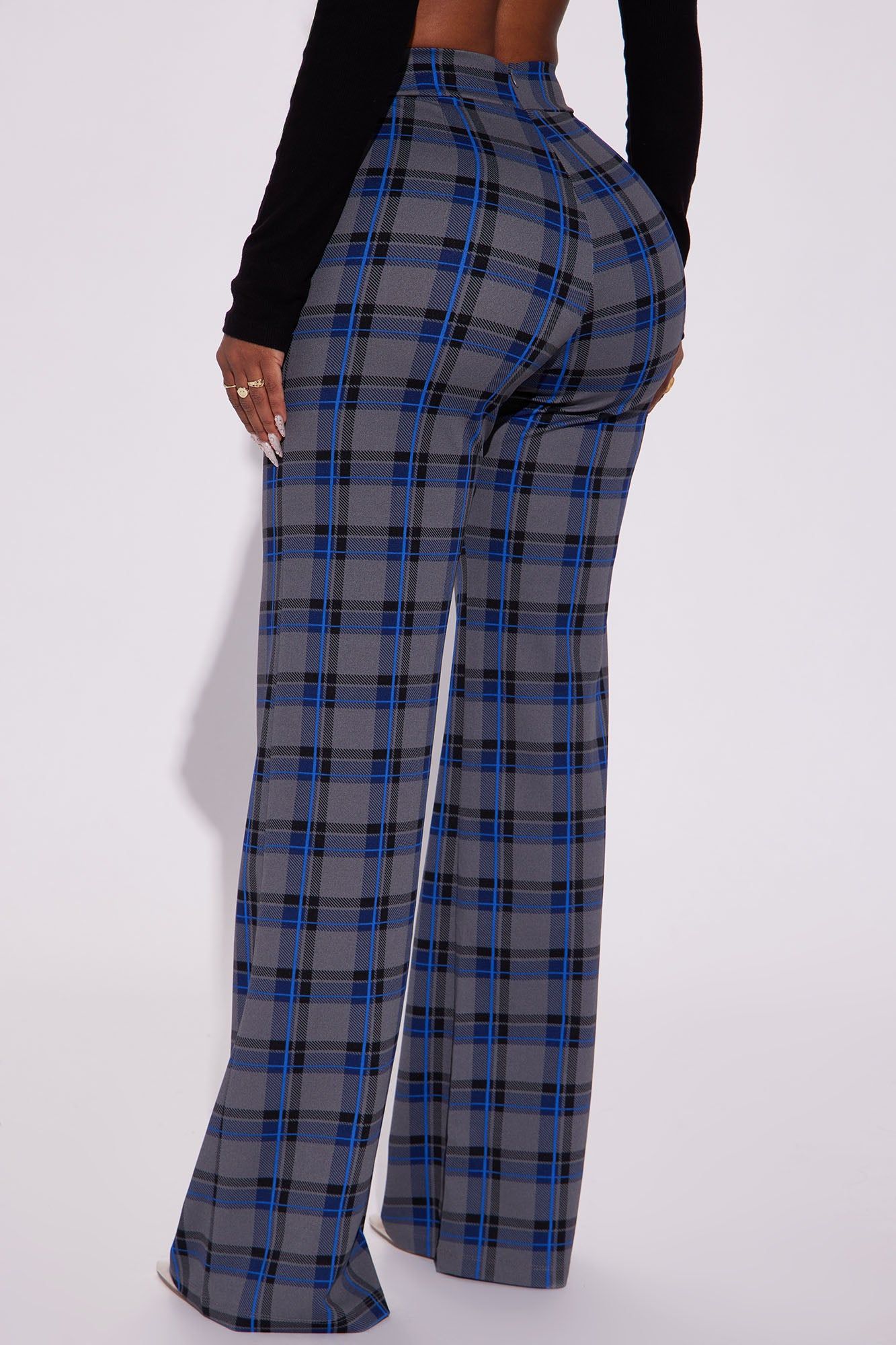 Victoria High Waisted Dress Pant - Grey/combo sold by Fashion Nova product image thumbnail 3