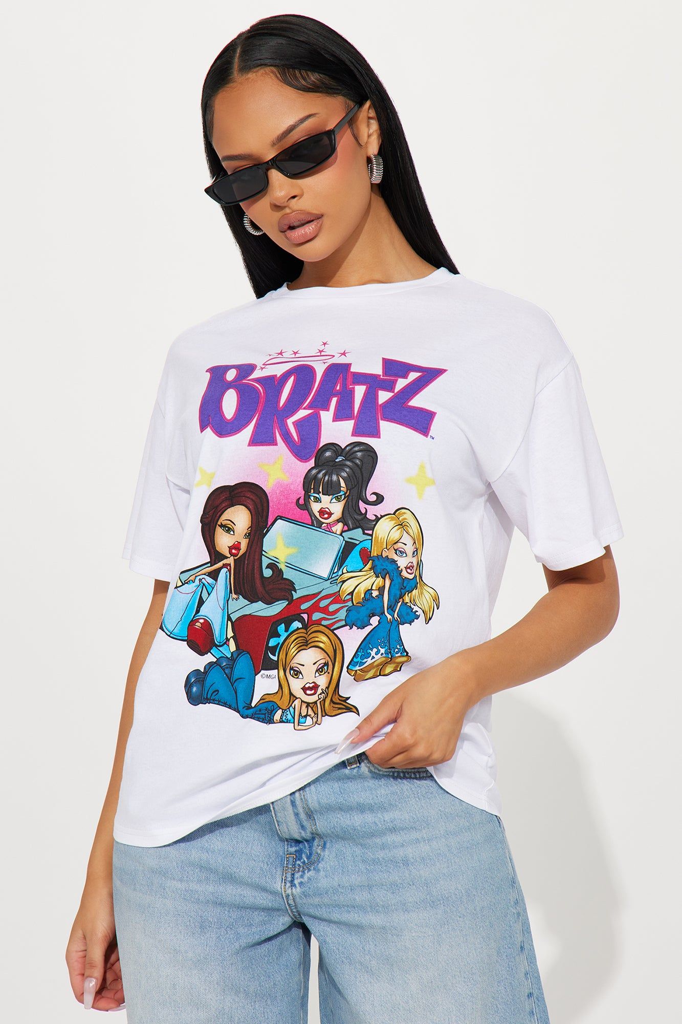 Bratz Friends Forever Graphic Tee - White sold by Fashion Nova
