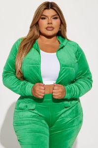 My Favorite Velour Pant Set - Kelly Green sold by Fashion Nova