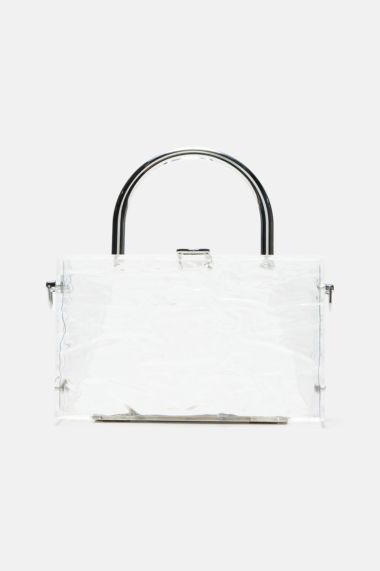 Be My Guest Clutch - Clear sold by Fashion Nova