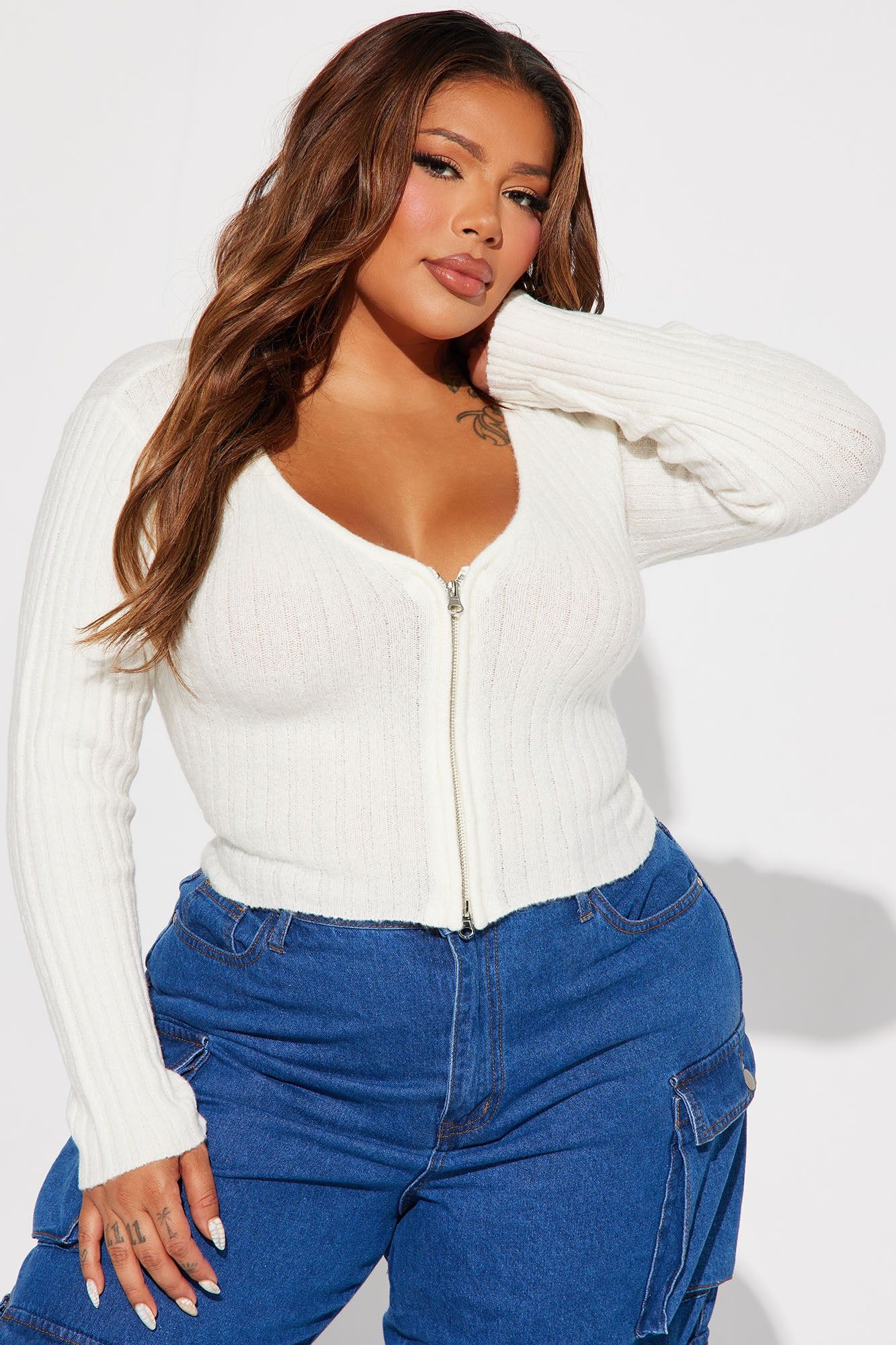 Girls Day Out Sweater - Ivory sold by Fashion Nova product image thumbnail 4