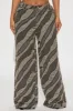 Watch Out Distressed Wide Leg Pant - Brown sold by Fashion Nova