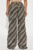 Watch Out Distressed Wide Leg Pant - Brown sold by Fashion Nova