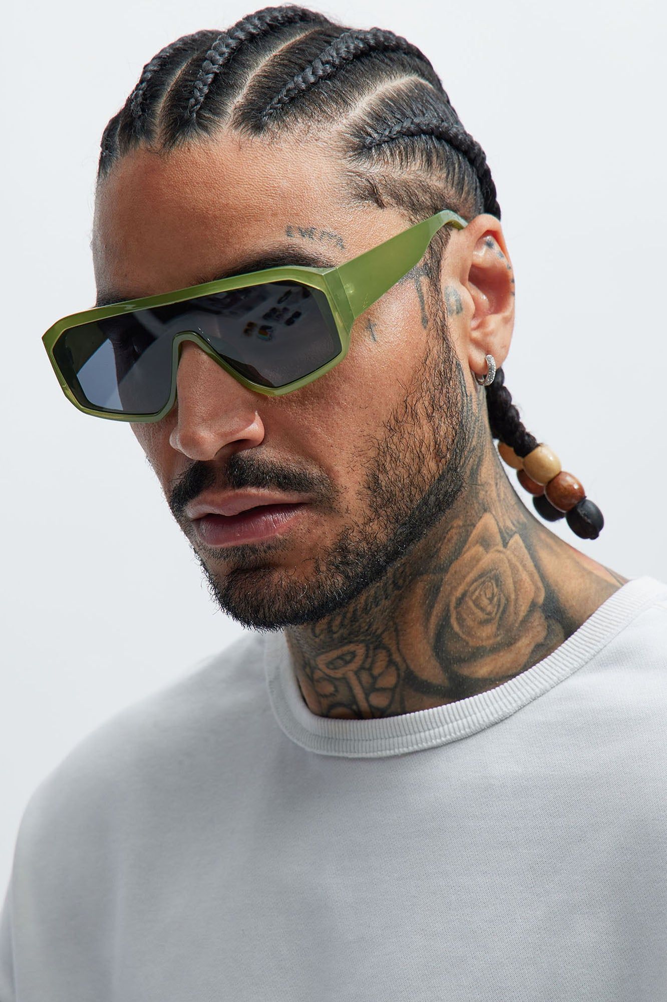 Solstice Sunglasses - Olive sold by Fashion Nova