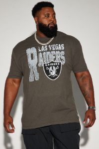 Raiders Legacy Short Sleeve Tee - Black/combo sold by Fashion Nova