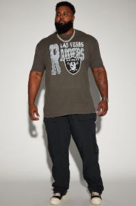 Raiders Legacy Short Sleeve Tee - Black/combo sold by Fashion Nova