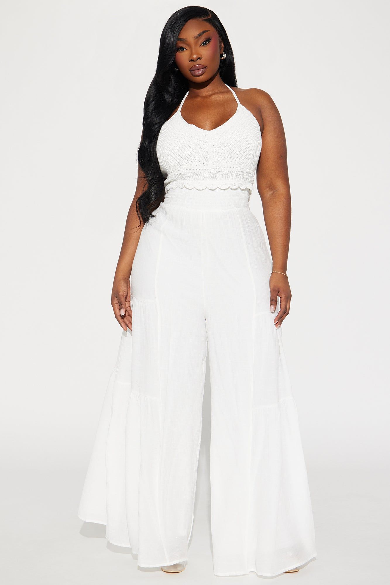 Malta Vacay Jumpsuit - White sold by Fashion Nova product image thumbnail 4