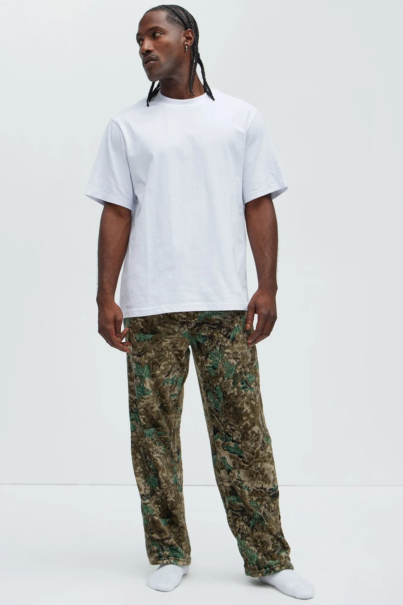 Keep It Camo Plush Lounge Pants - Camouflage sold by Fashion Nova product image thumbnail 2