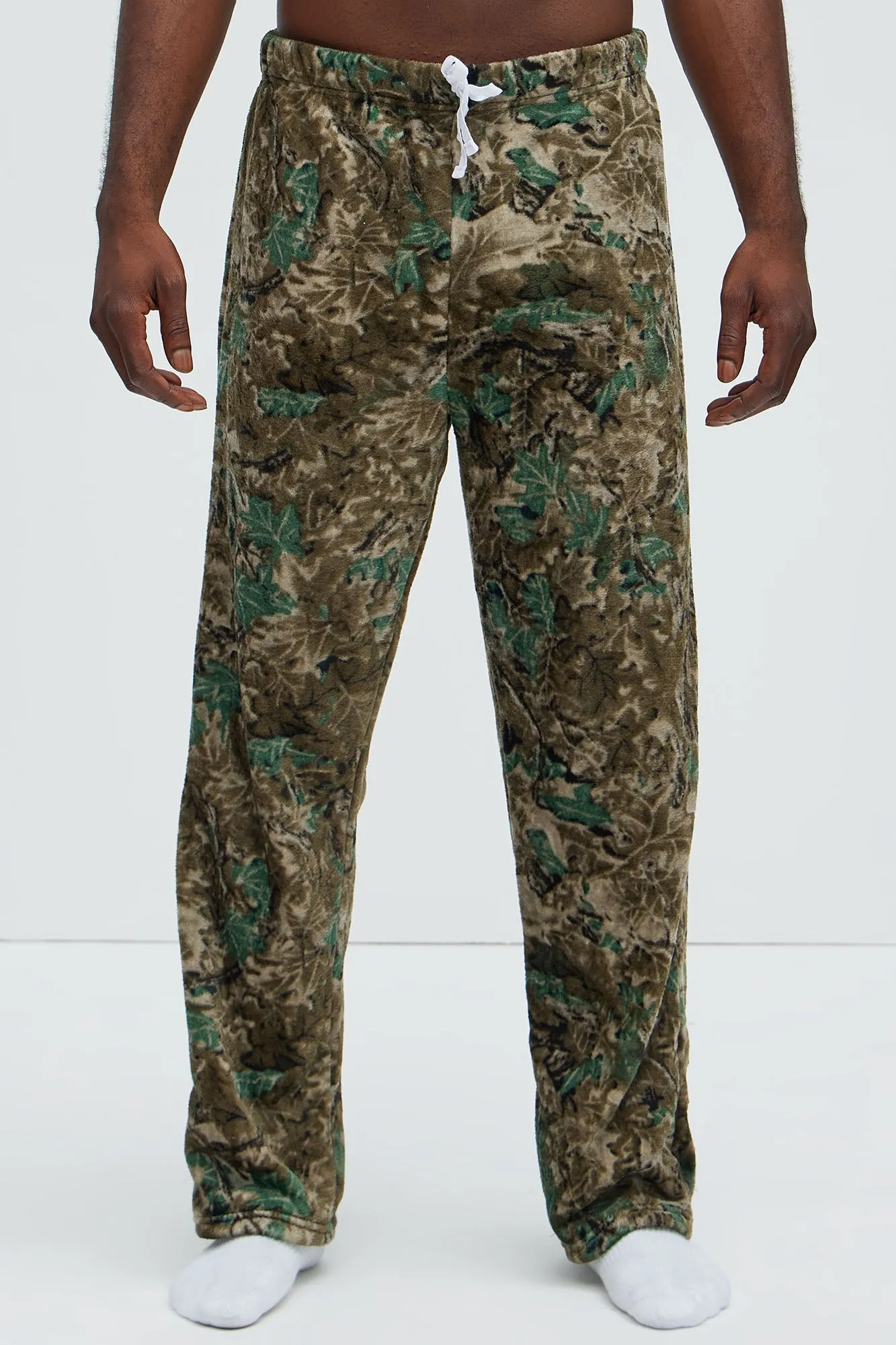 Keep It Camo Plush Lounge Pants - Camouflage sold by Fashion Nova product image thumbnail 3