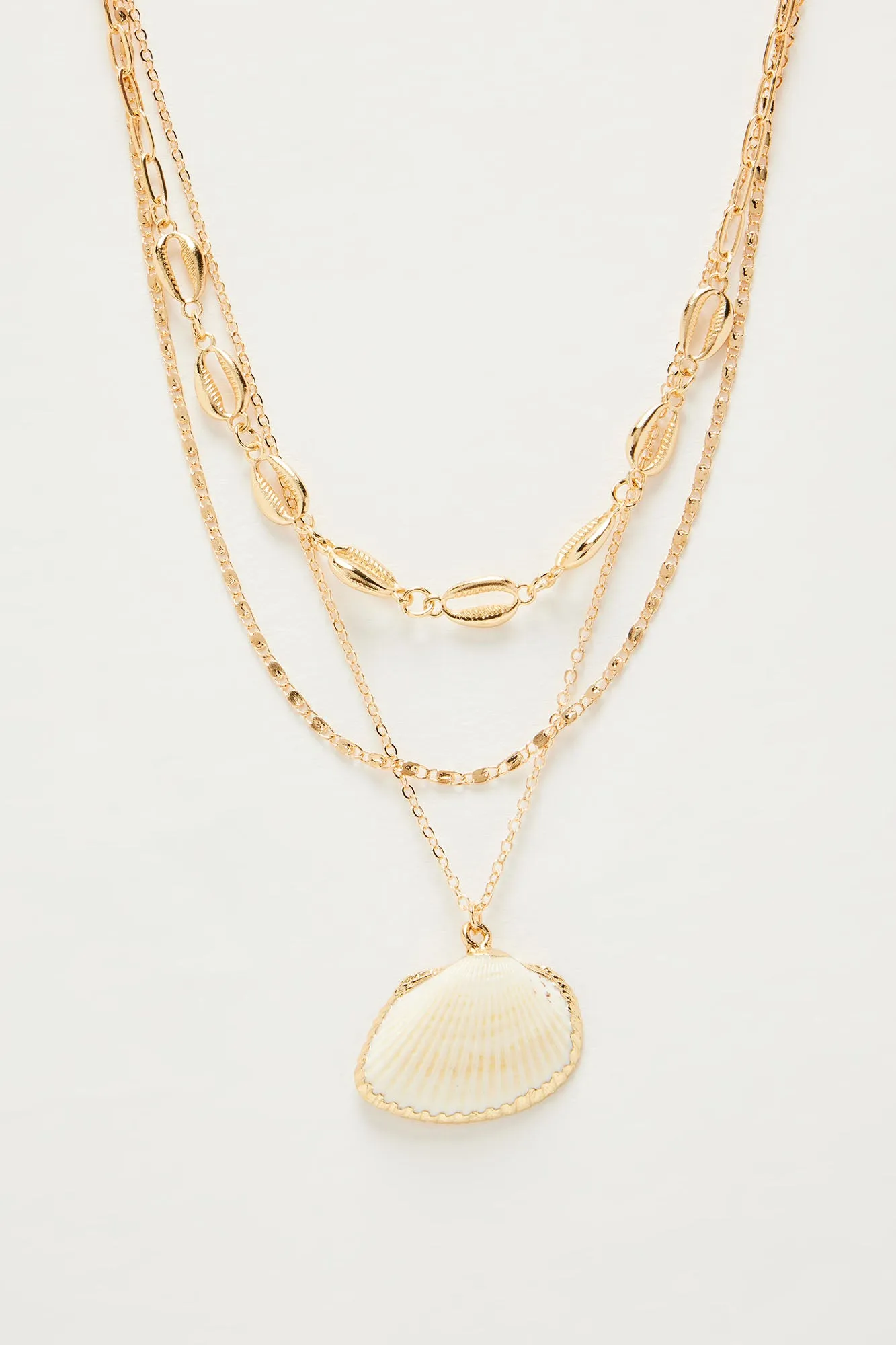 Treasure From The Sea Layered Necklace - Gold sold by Fashion Nova product image thumbnail 3