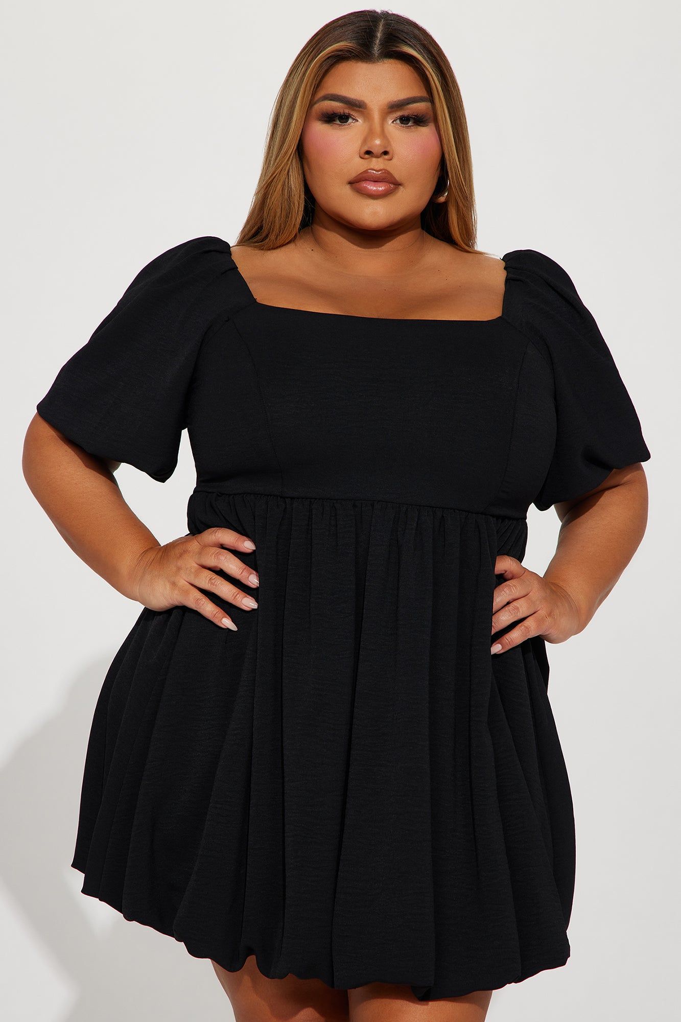 Gwen Babydoll Mini Dress - Black sold by Fashion Nova product image thumbnail 5