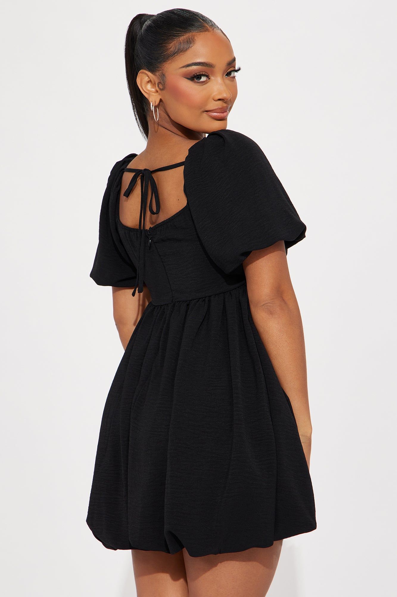 Gwen Babydoll Mini Dress - Black sold by Fashion Nova product image thumbnail 3