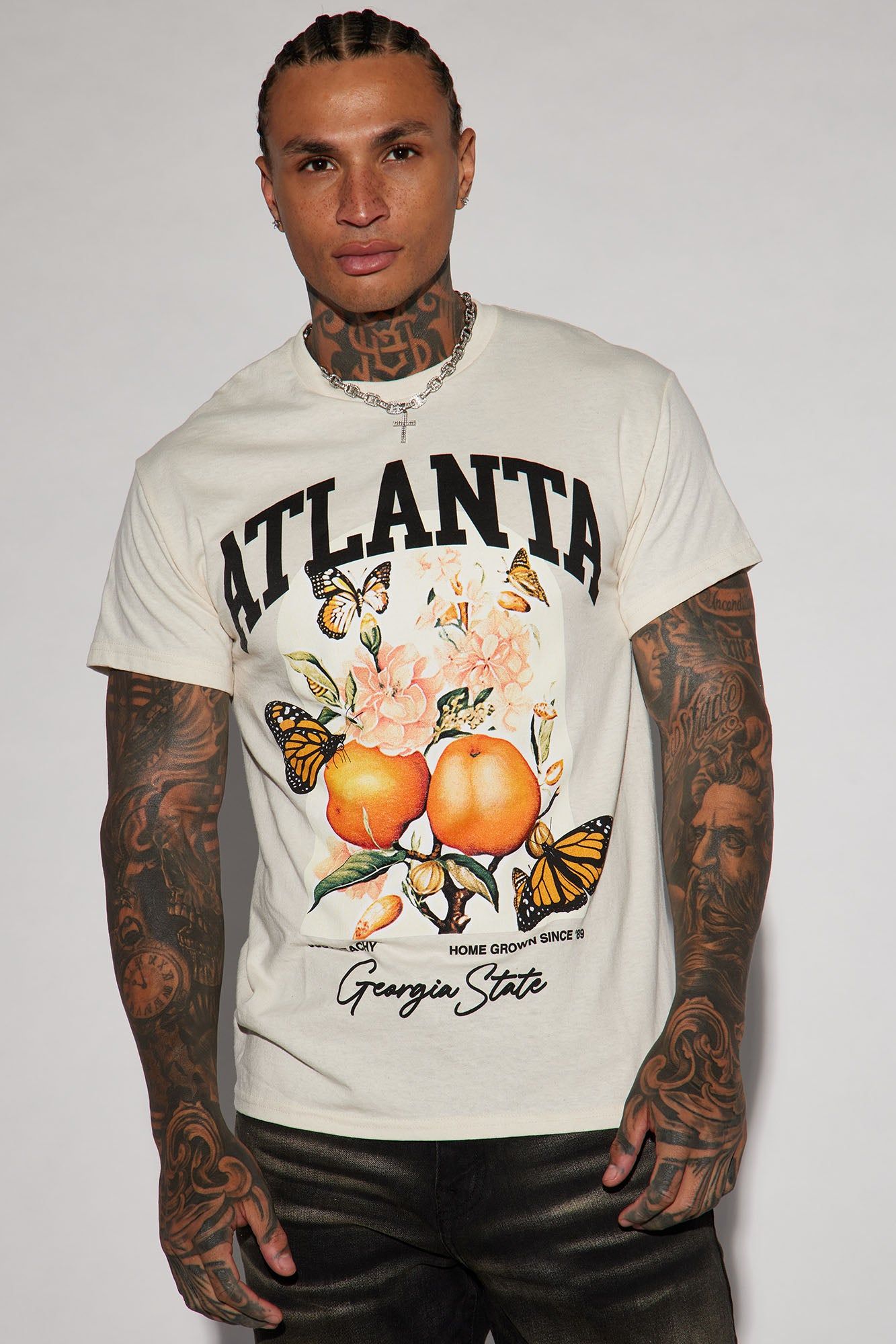 Homegrown Short Sleeve Tee - Off White sold by Fashion Nova