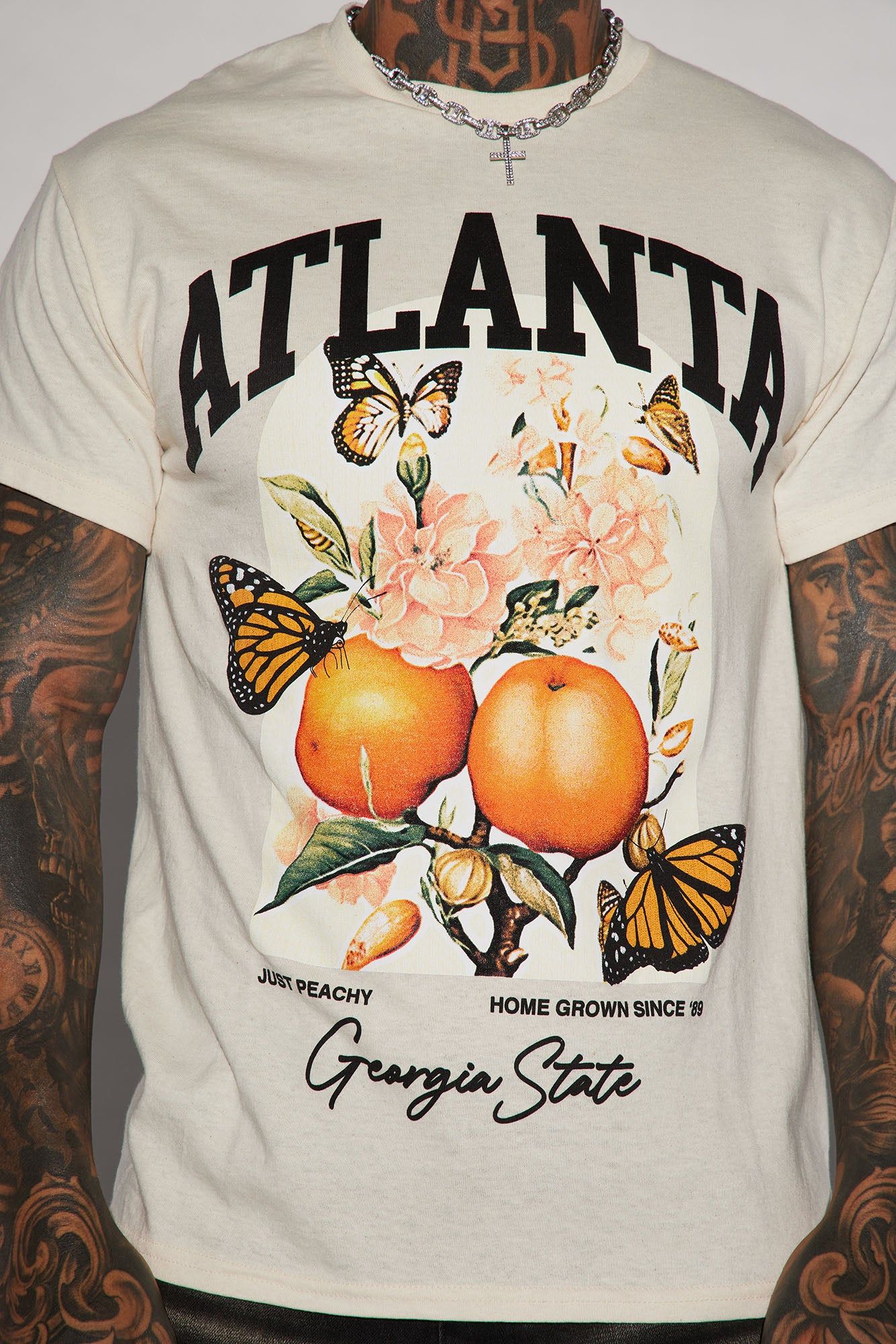 Homegrown Short Sleeve Tee - Off White sold by Fashion Nova product image thumbnail 3