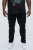 Take No L's Skinny Jean - Black sold by Fashion Nova