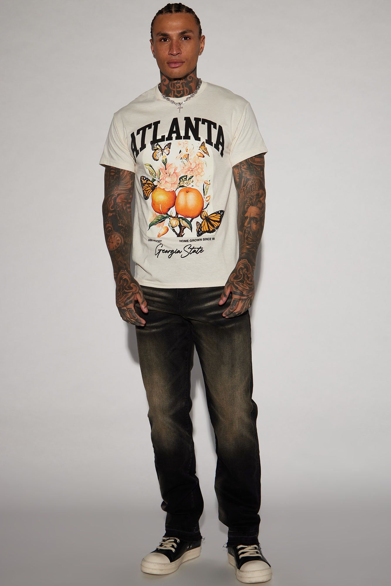 Homegrown Short Sleeve Tee - Off White sold by Fashion Nova product image thumbnail 2