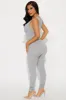 Rain Seamless Jumpsuit - Heather Grey sold by Fashion Nova