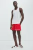 Ed Hardy Exploding Skull Swim Trunks - Red sold by Fashion Nova