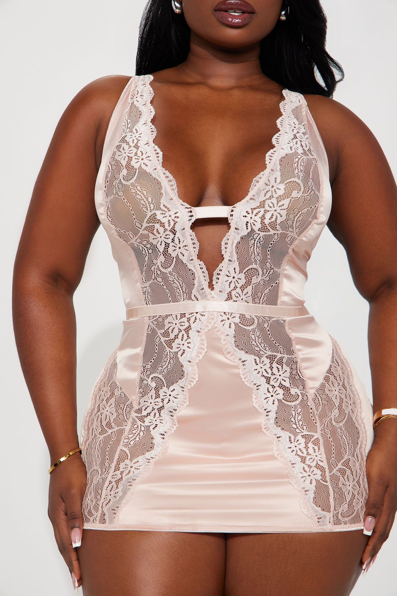 Need Your Touch Lace Babydoll - Blush sold by Fashion Nova product image thumbnail 2