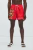 Ed Hardy Exploding Skull Swim Trunks - Red sold by Fashion Nova