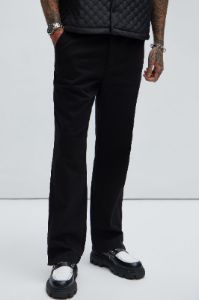 Mac Chino Straight Pants - Black sold by Fashion Nova