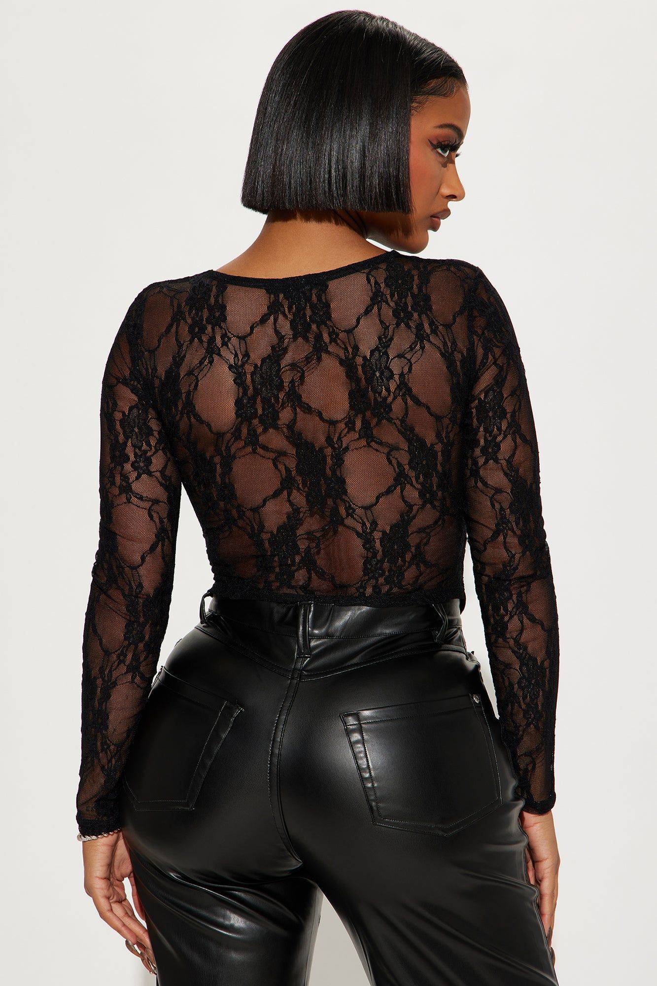 Analisa Lace Corset Top - Black/combo sold by Fashion Nova product image thumbnail 3