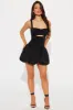 Evie Bubble Mini Dress - Black sold by Fashion Nova