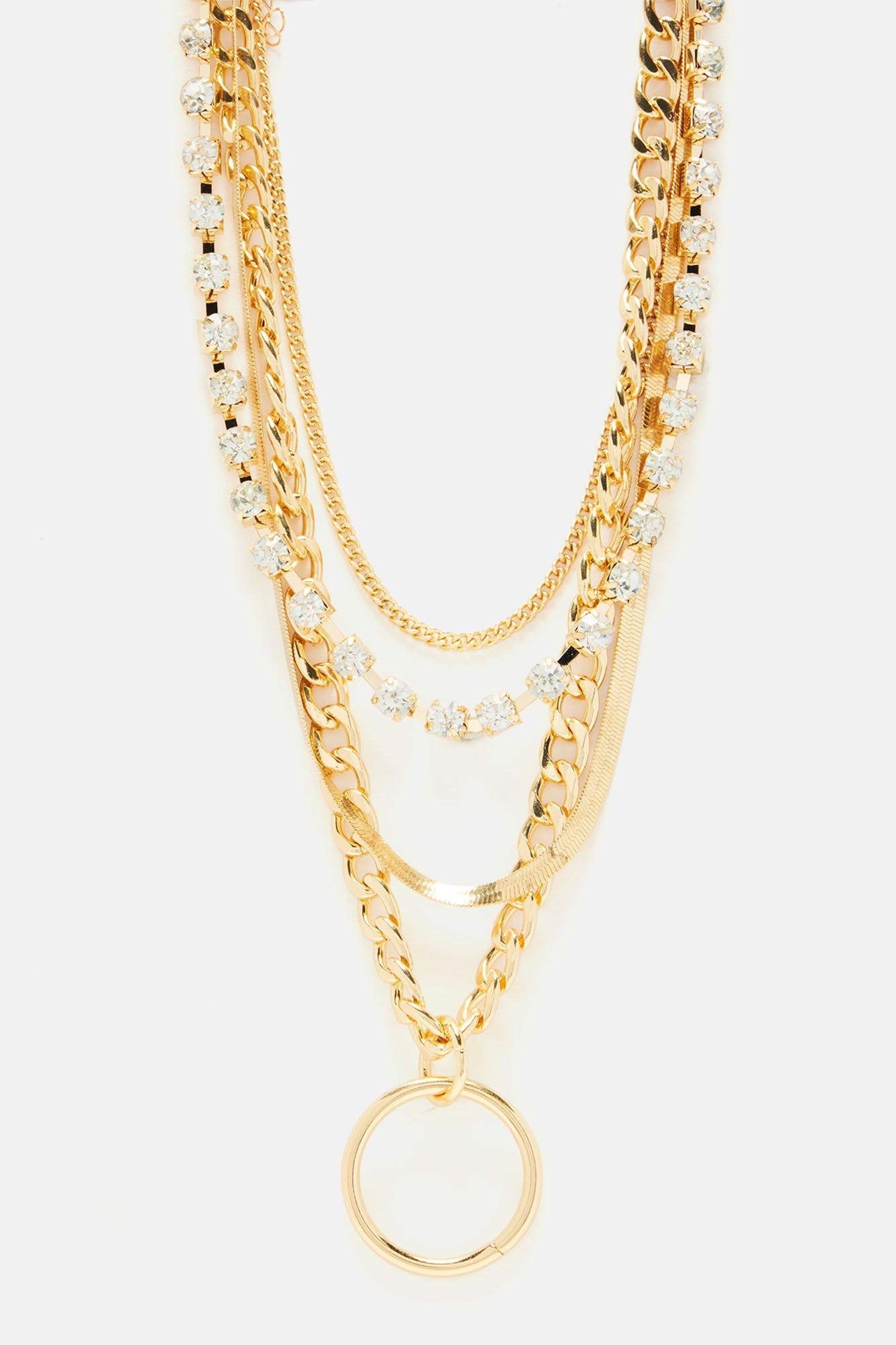 Never Ending Vibe Layered Necklace - Gold sold by Fashion Nova product image thumbnail 3