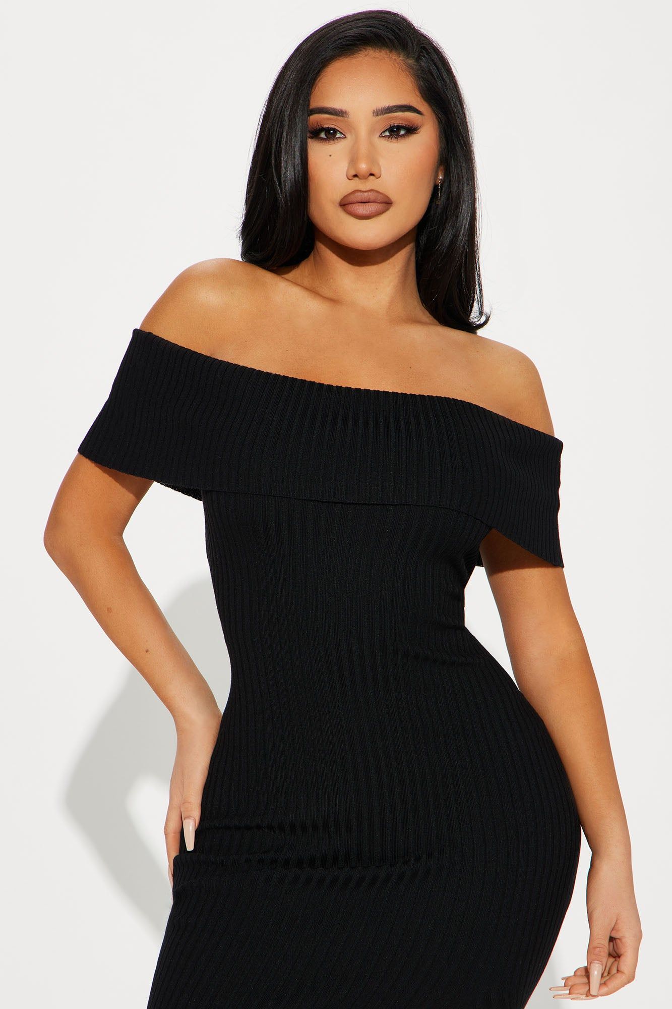 Adrienne Sweater Midi Dress - Black sold by Fashion Nova product image thumbnail 2