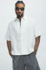 Blexy Pleated Shirt - White sold by Fashion Nova