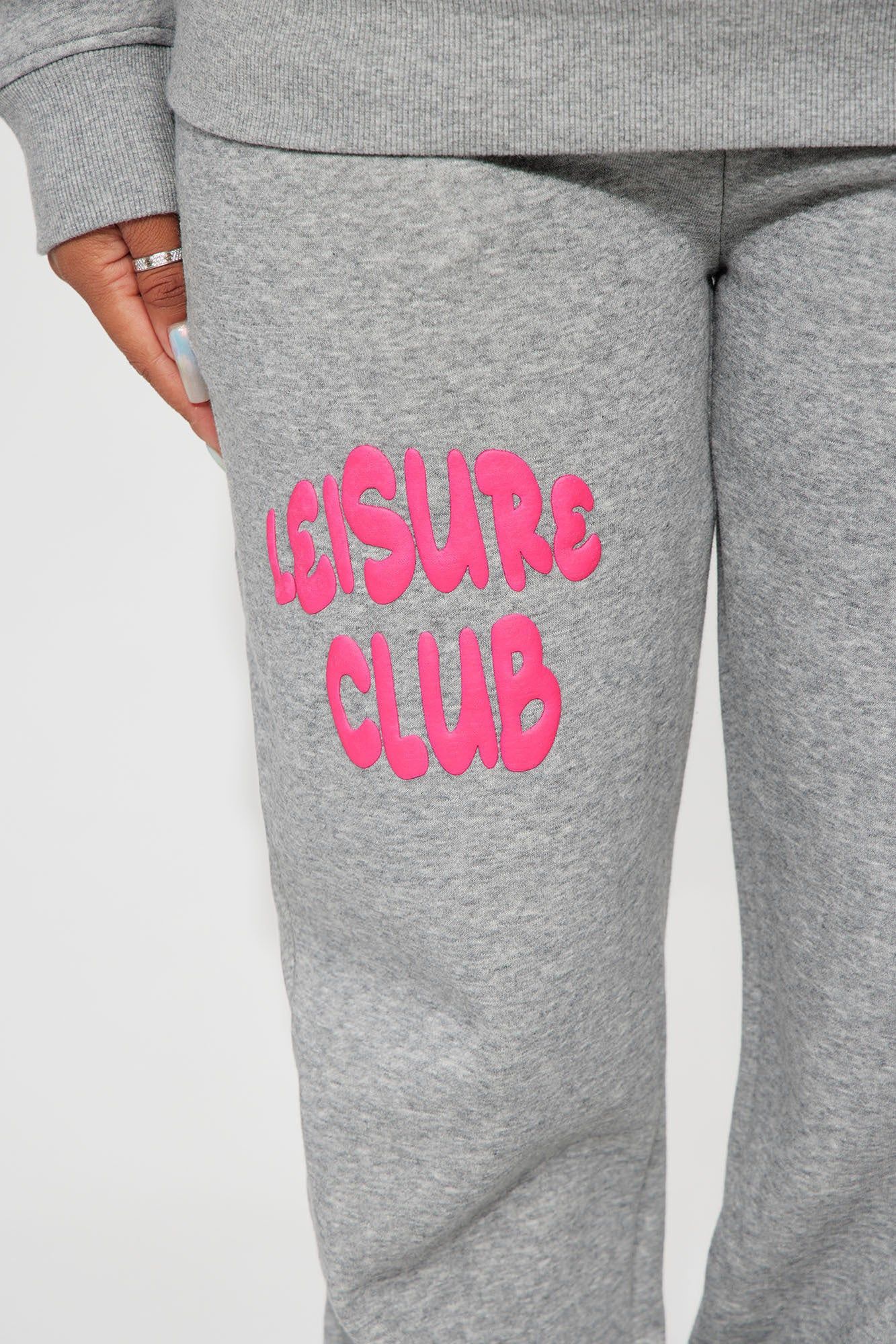 Leisure Day Jogger Set - Heather Grey sold by Fashion Nova product image thumbnail 3