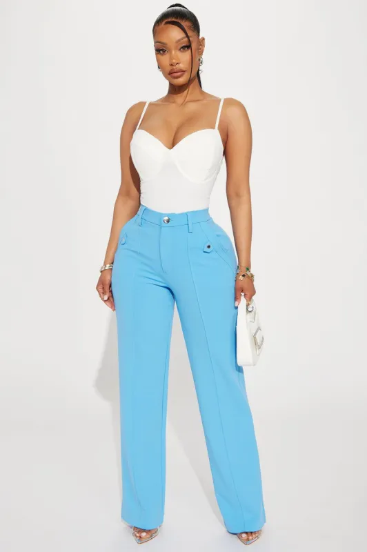 First Glimpse Trouser - SkyBlue sold by Fashion Nova