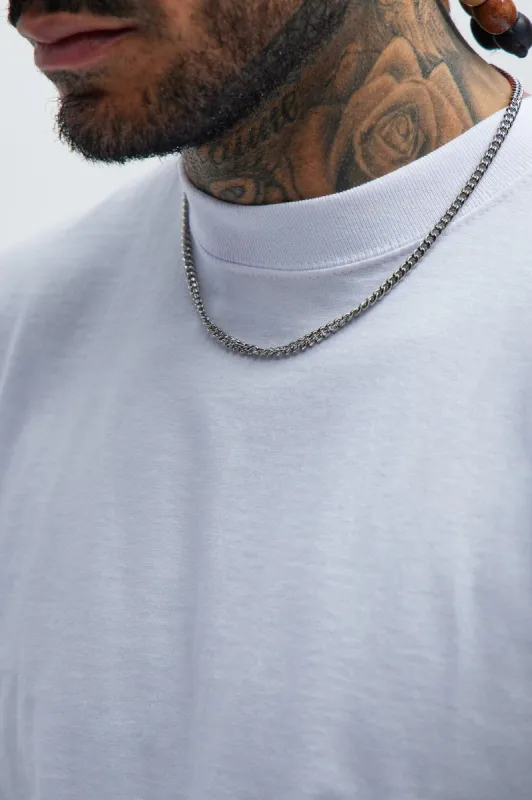 5mm Premium 20″ Cuban Chain Necklace - Silver sold by Fashion Nova