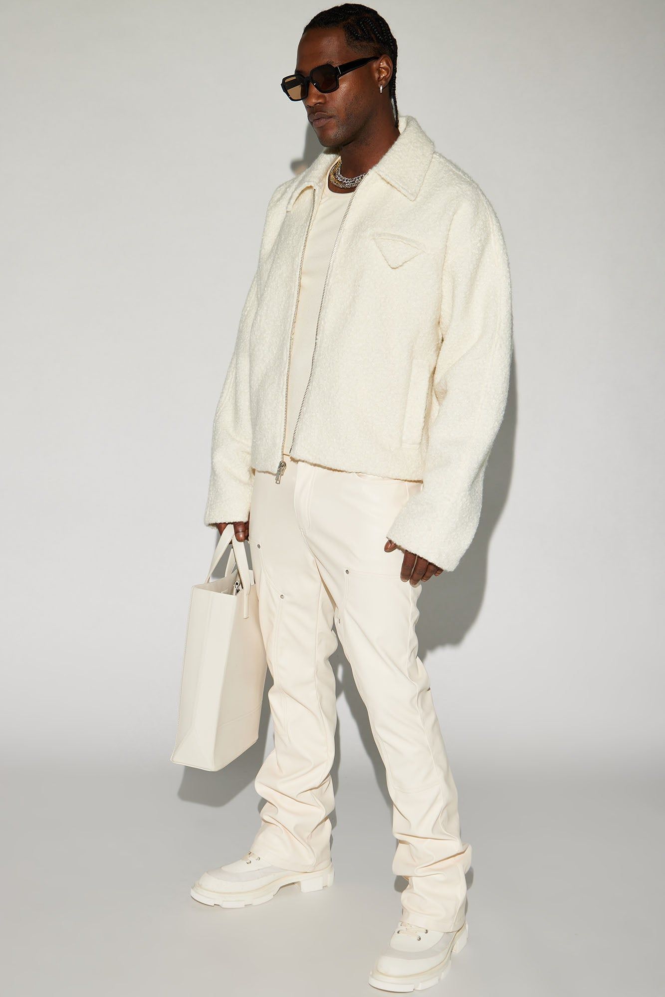 Madrona Drive Cropped Jacket - Cream sold by Fashion Nova product image thumbnail 2