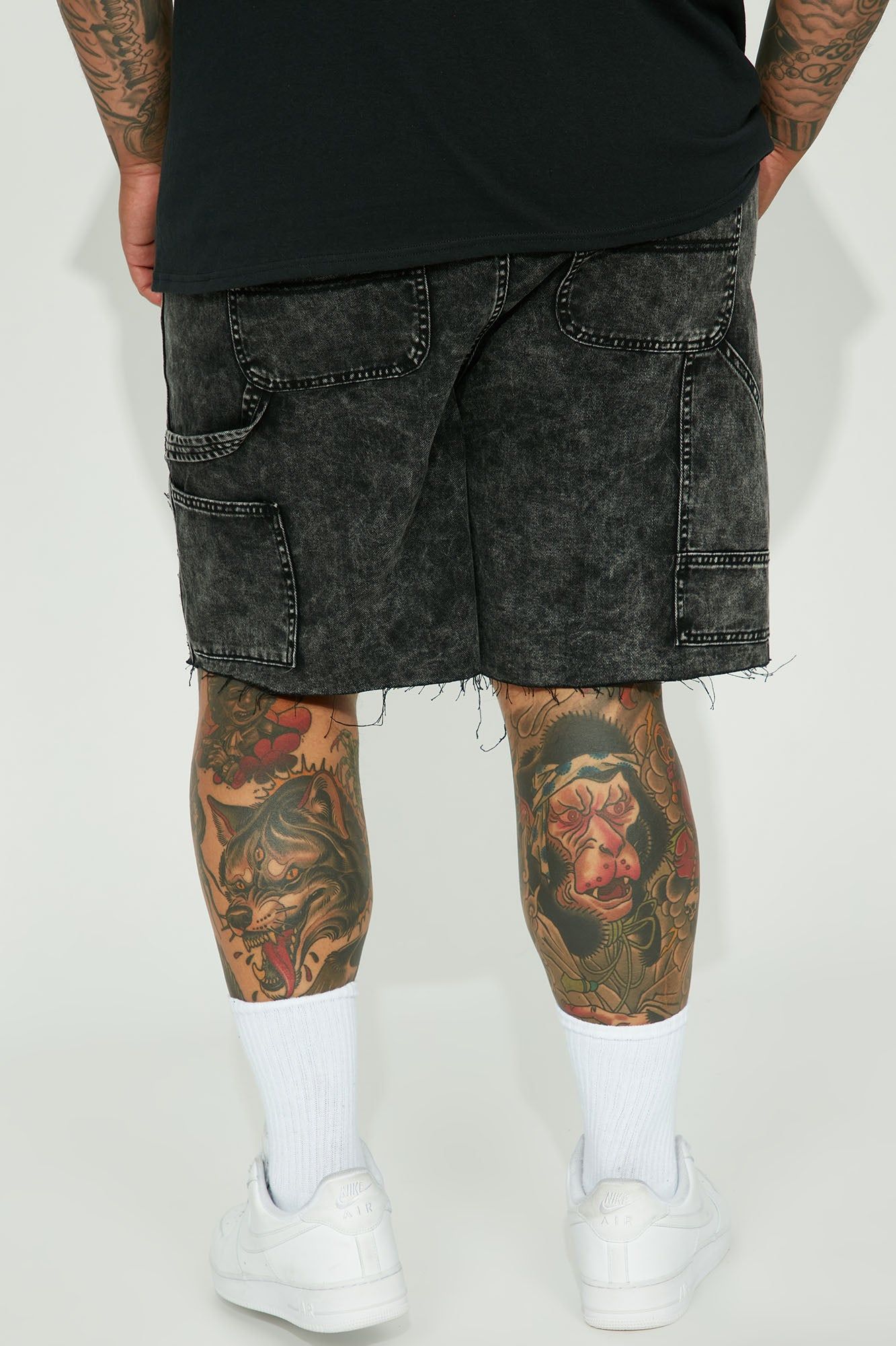 Keep It Going Relaxed Denim Shorts - Black sold by Fashion Nova product image thumbnail 8