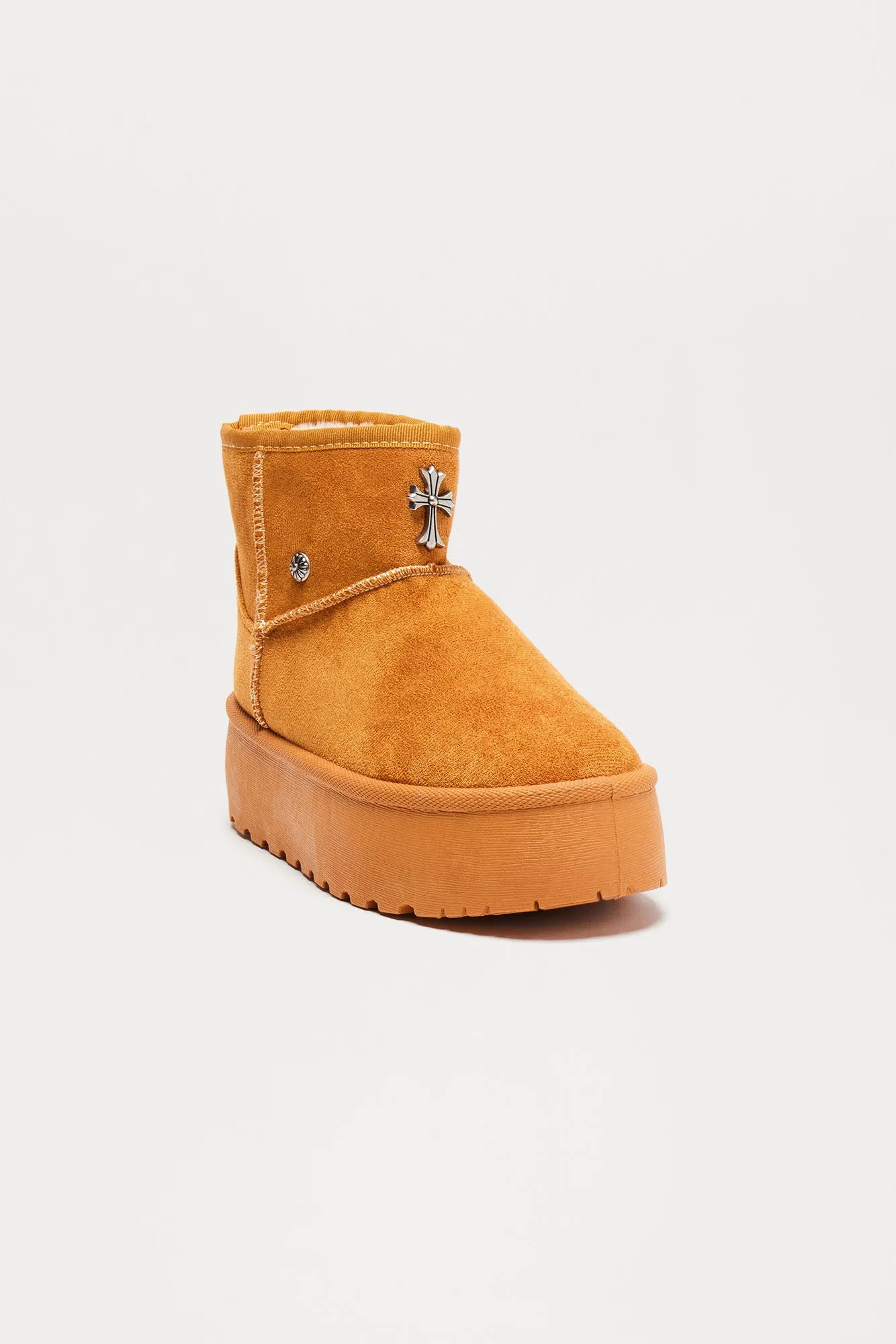 Brooke Platform Booties - Camel sold by Fashion Nova product image thumbnail 2