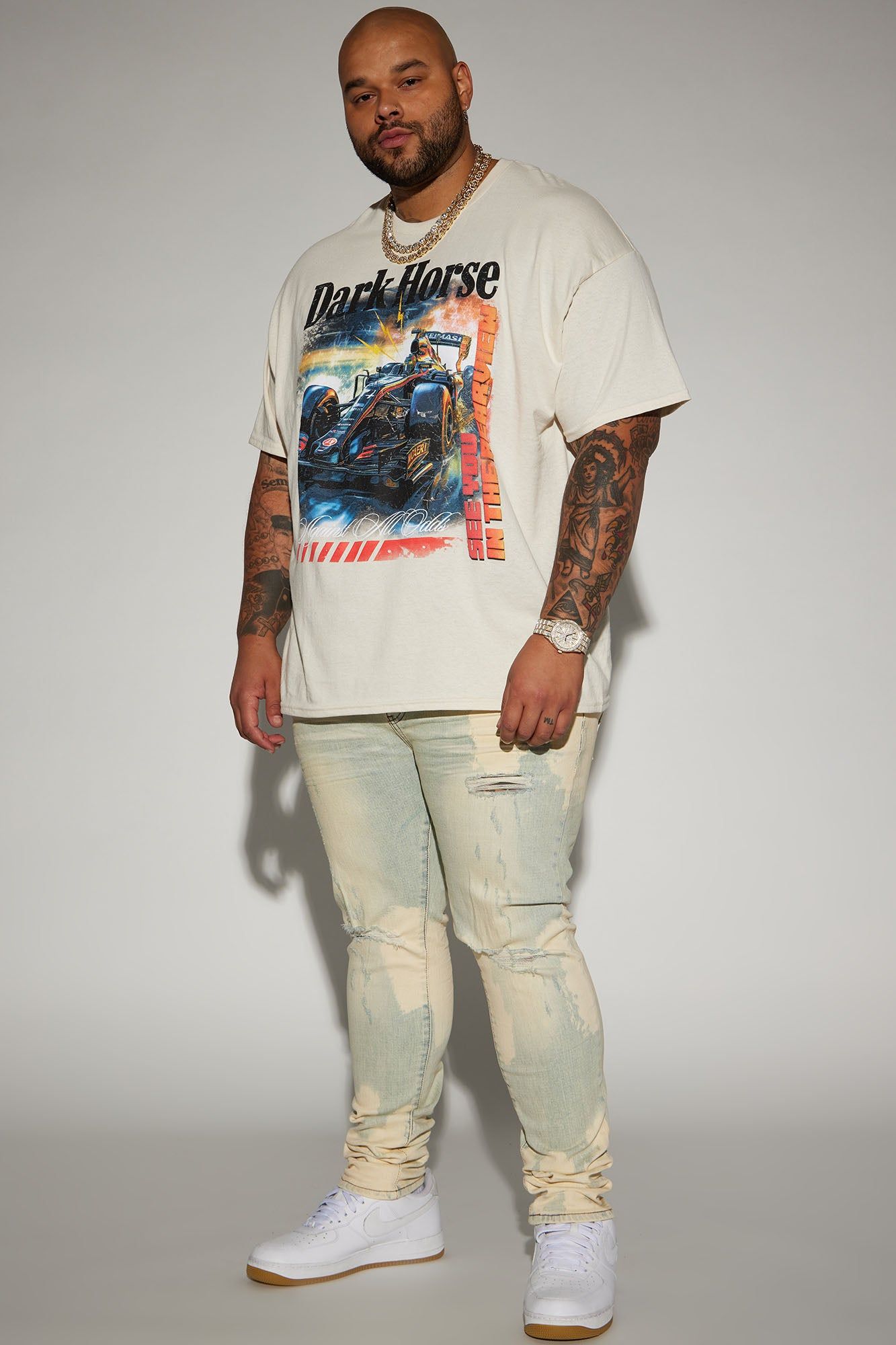 The Underdog Short Sleeve Tee - Off White sold by Fashion Nova product image thumbnail 5