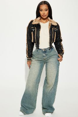 Totally Tinted Loose Utility Jeans - Vintage Wash sold by Fashion Nova