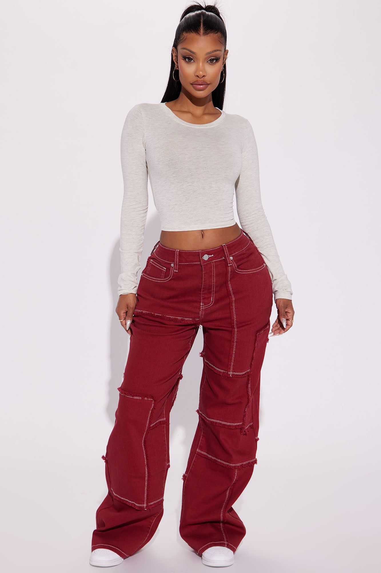 Always On The Go Top - Oatmeal sold by Fashion Nova product image thumbnail 2