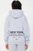 Mini Dreams Come True In New York Hoodie - Grey sold by Fashion Nova
