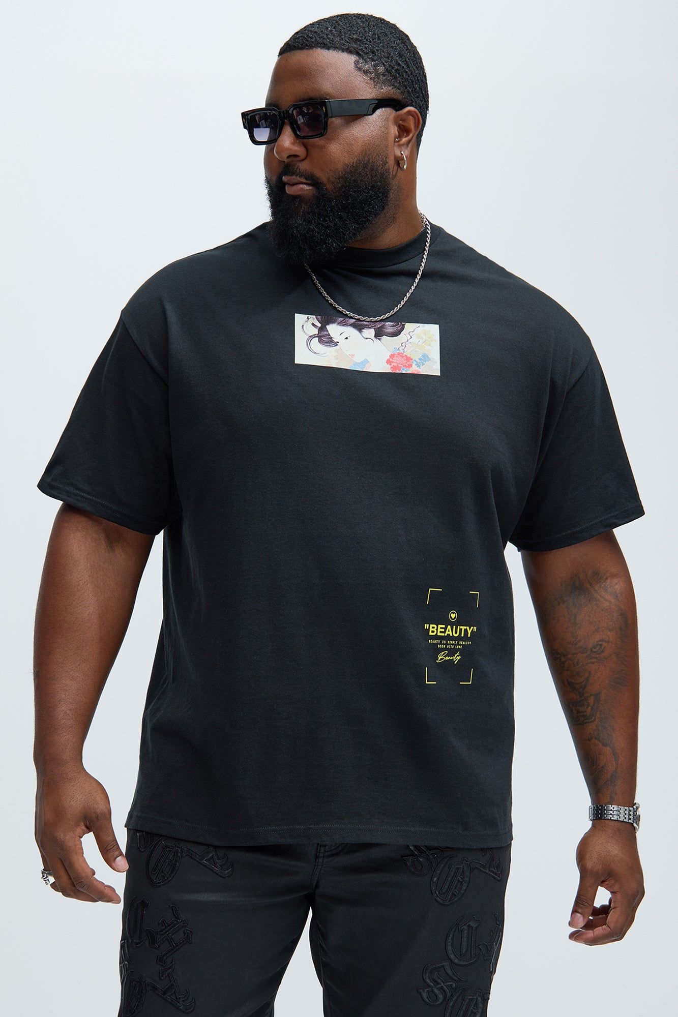 See With Love Short Sleeve Tee - Black sold by Fashion Nova product image thumbnail 5