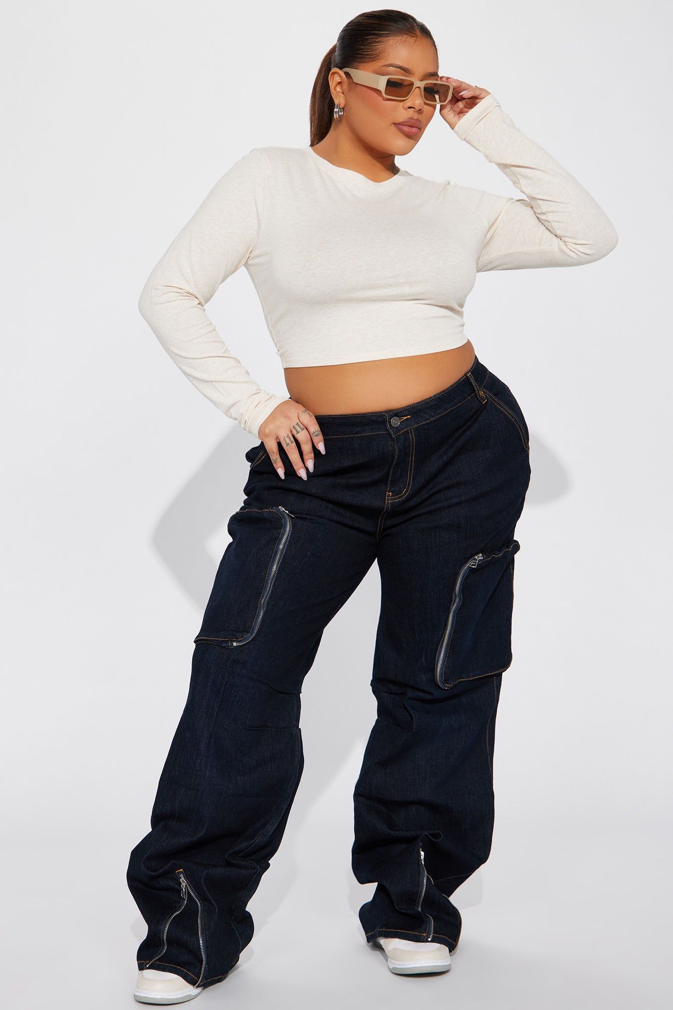 Robin Long Sleeve Top - Oatmeal sold by Fashion Nova product image thumbnail 5