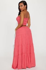 Lost In Paradise Skirt Set - Orange sold by Fashion Nova