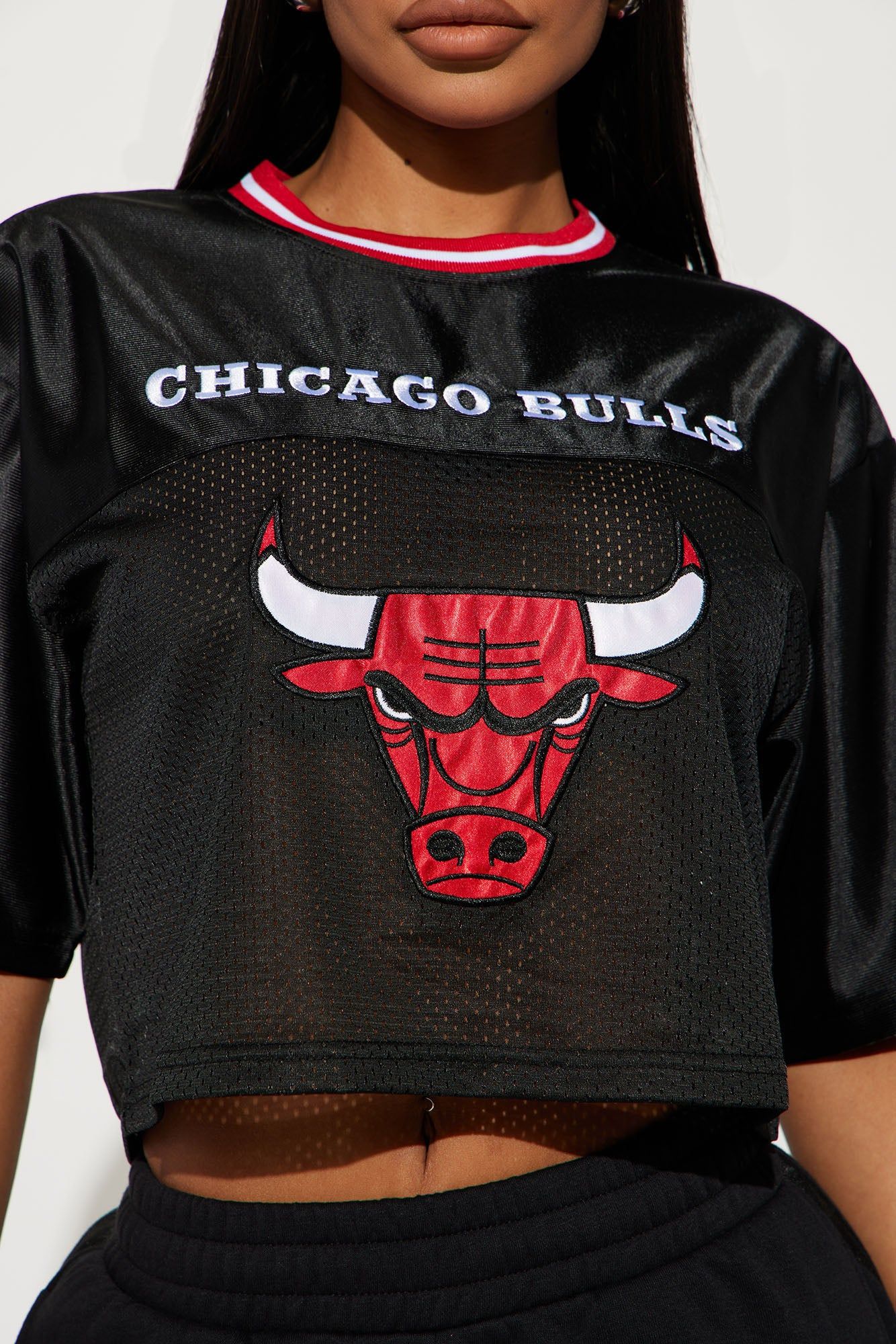 Chicago Bulls Cropped Fashion Top - Black sold by Fashion Nova product image thumbnail 3