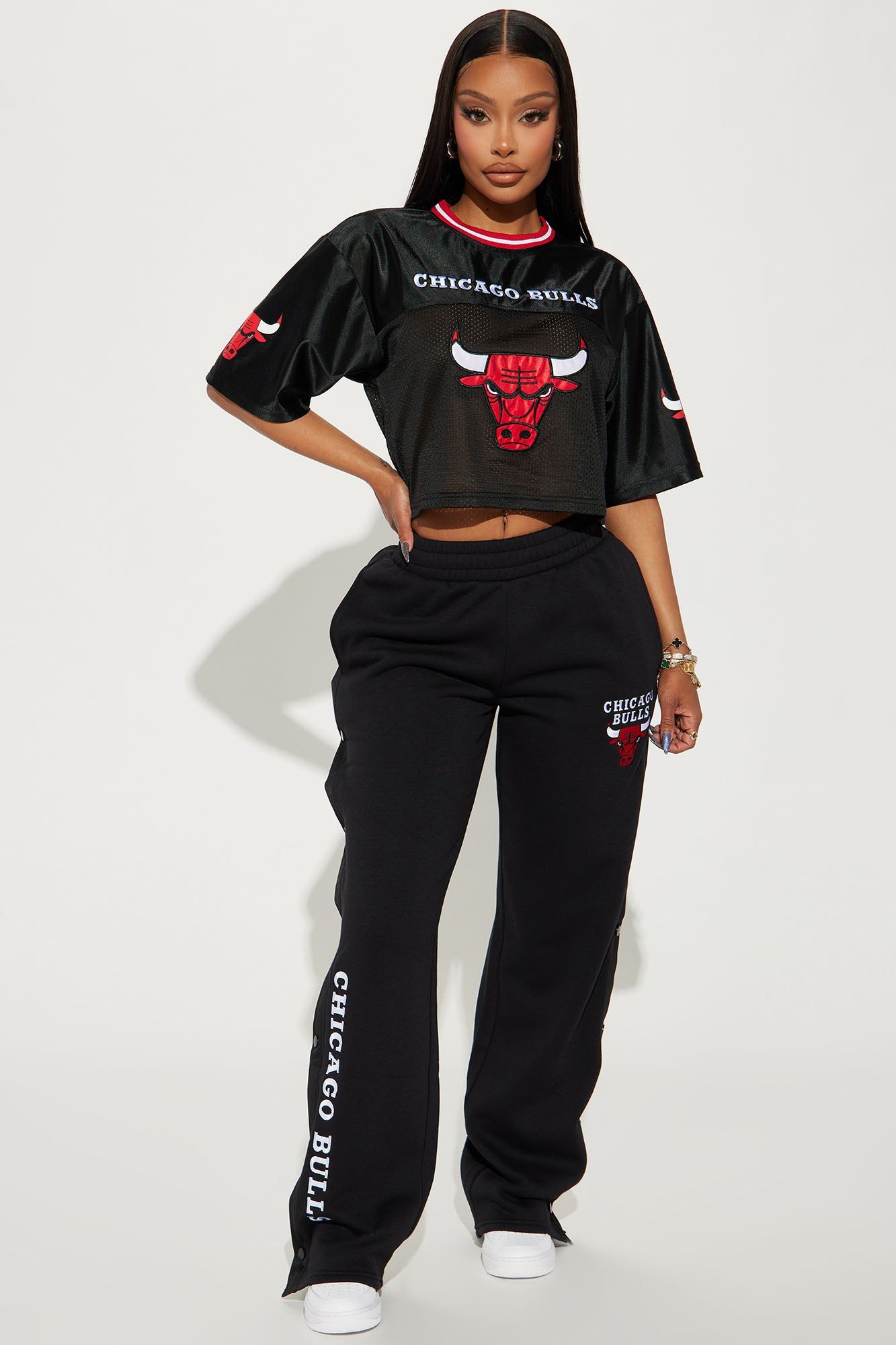 Chicago Bulls Cropped Fashion Top - Black sold by Fashion Nova product image thumbnail 2