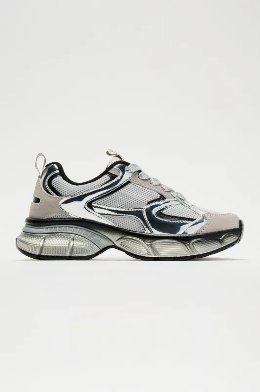 Right Direction Platform Sneakers - Silver sold by Fashion Nova